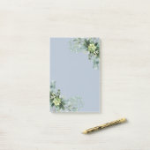 Post-it® Eucalyptus Verdure Mariage Foliage Bébés Respirer (Sur un bureau)