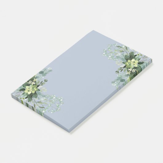 Post-it® Eucalyptus Verdure Mariage Foliage Bébés Respirer (Incliné)