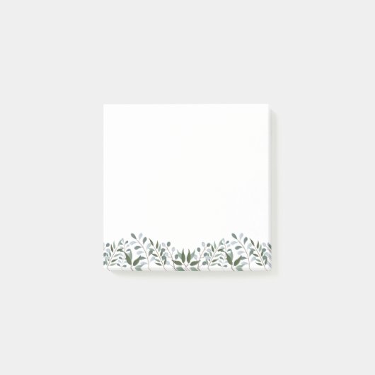 Post-it® Eucalyptus Vert Floral (Devant)