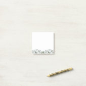 Post-it® Eucalyptus Vert Floral (Sur un bureau)