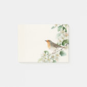 Post-it® European Robin & Hawthorn – Editable Botanical Wed (Devant)