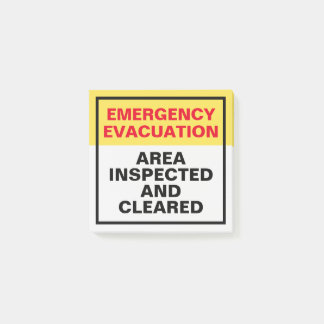 Post-it® Evacuation Door Status Labels for Offices