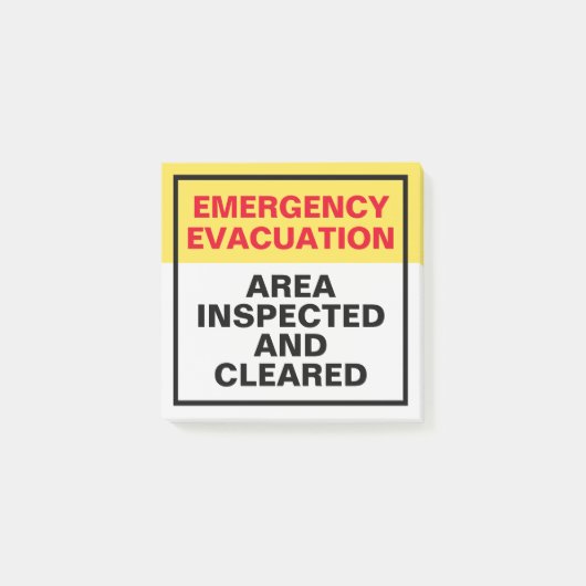 Post-it® Evacuation Door Status Labels for Offices (Devant)