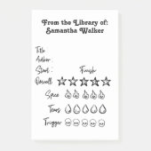 Post-it® Évaluation de la bibliothèque de notes rapides (Devant)