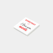 Post-it® Everyday I Love You More Black (Incliné)