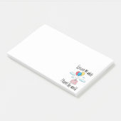 Post-it® Excusez-moi pendant que je voyage dans le monde (Incliné)