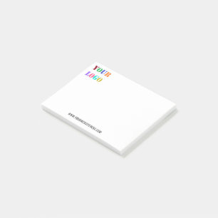 Post-it® Exemple de logo personnalisé et de notes explicite