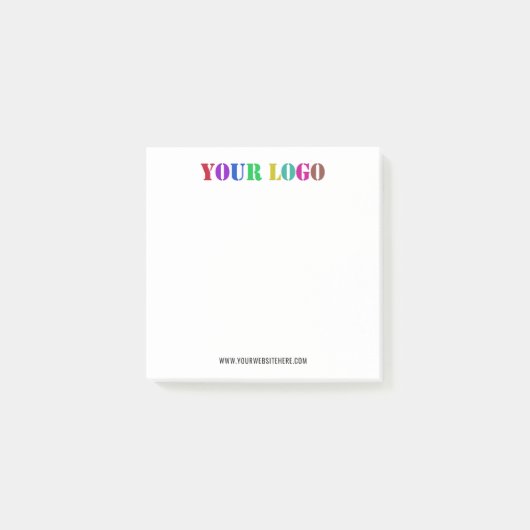 Post-it® Exemple de texte de logo personnalisé Business Pos (Devant)