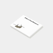 Post-it® Exemple d'hélicoptère militaire Chinook (Incliné)