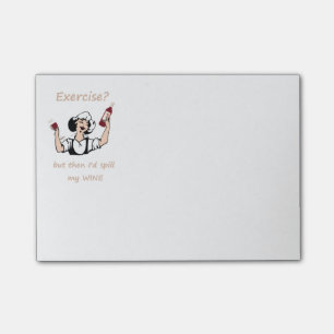 Post-it® Exercice ? Mais ensuite je répandrais ma citation 