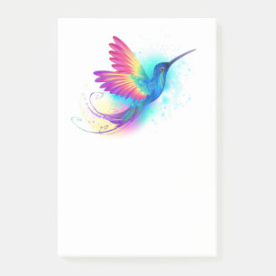 Post-it® Exotic Rainbow Hummingbird