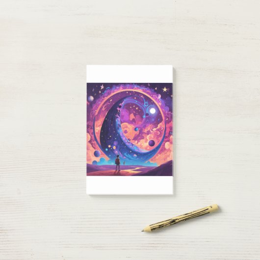 Post-it® "Exploration des forces gravitationnelles : une pe (Sur un bureau)