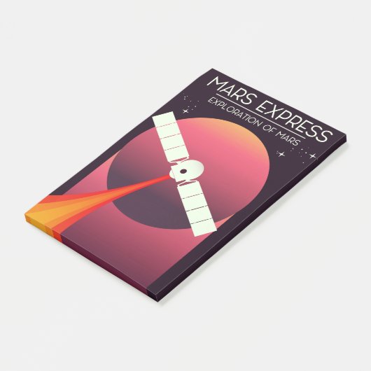 Post-it® Express Mars - Exploration de Mars Space Art. (Incliné)