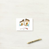 Post-it® Expression de visage triste (Sur un bureau)