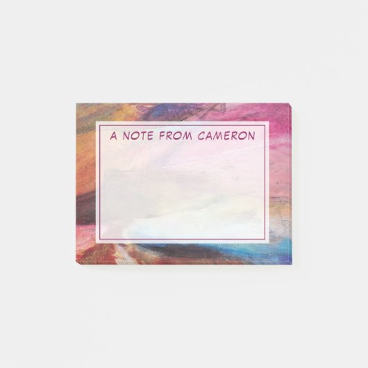 Post-it® Expression Fuchsia (Devant)