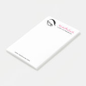 Post-it® Extension de mèche de mascara de croquis d'oeil (Incliné)