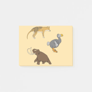Post-it® Extinct Animals 