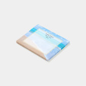 Post-it® Extraordinaire Beach Tropical Scene Photo Mariage (Incliné)