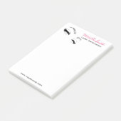 Post-it® Eyelashes sourcils sourds Maquillage permanent Art (Incliné)