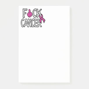 Post-it® F#CK CANCER...Cancer du sein