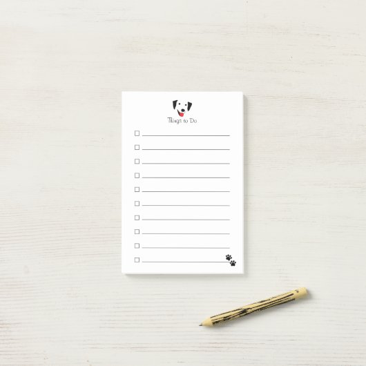 Post-it® Face du laboratoire noir (Sur un bureau)