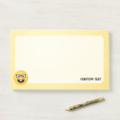 Post-it® Face nerd (Sur un bureau)