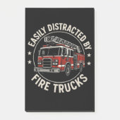 Post-it® Facilement Distrait Par Les Camions De Pompiers (Devant)