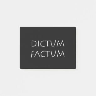 Post-it® Factum dictum