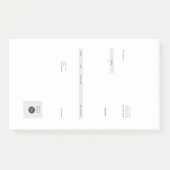Post-it® facture (Devant)