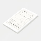 Post-it® facture (Incliné)