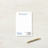Post-it® Facture de service de peinture Moderne Professionn (Sur un bureau)