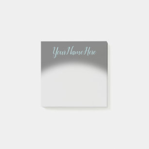 Post-it® Faible nom gris simple d'arrière - plan et de ble