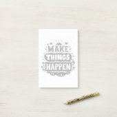 Post-it® Faire bouger les choses (Sur un bureau)