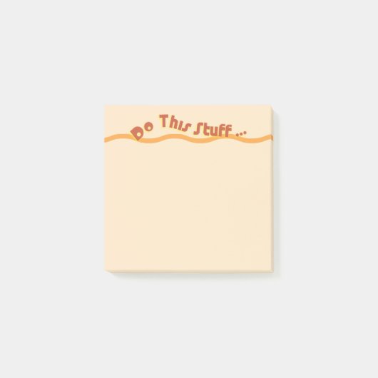 Post-it® Faire ce genre de choses... (Devant)
