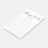 Post-it® Faire des choses Lettrées à la main (Incliné)