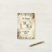 Post-it® Faire-part de mariage (Sur un bureau)