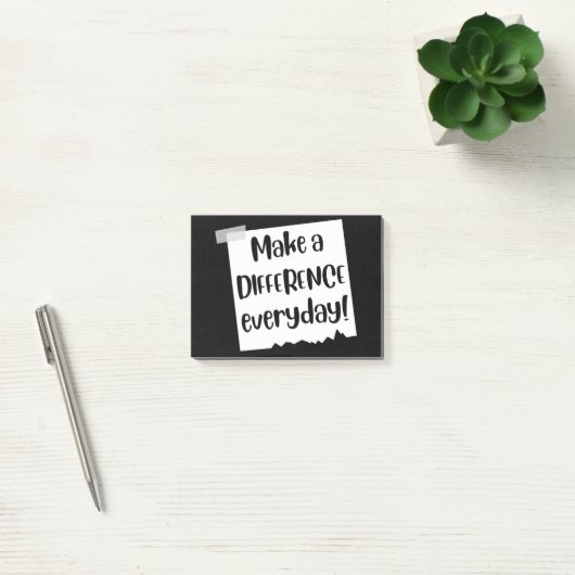 Post-it® Faire Une Différence Tous Les Jours (Bureau)