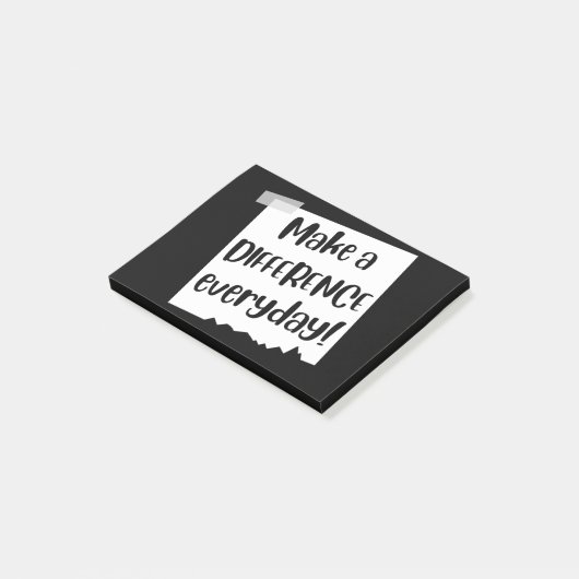 Post-it® Faire Une Différence Tous Les Jours (Incliné)