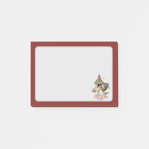 Post-it® "Faire une liste, le poulet deux fois" Puns Noël