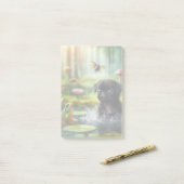 Post-it® Fairy Forest Pug Memo Pad (Sur un bureau)