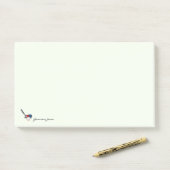 Post-it® Fairy Wren (Sur un bureau)