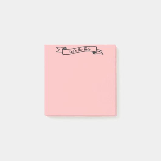 Post-it® Faisons ce post Notes pour les enseignants-Bureau (Devant)