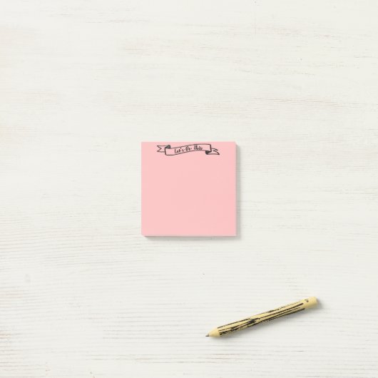 Post-it® Faisons ce post Notes pour les enseignants-Bureau (Sur un bureau)