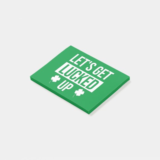 Post-it® Faisons la fête de la Saint-Patrick (Incliné)