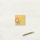 Post-it® Faites de votre mieux Fleur cousue (Sur un bureau)