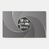 Post-it® Faites moins avec plus de concentration (Devant)