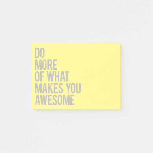 Post-it® Faites plus de ce qui vous rend impressionnants ! (Devant)