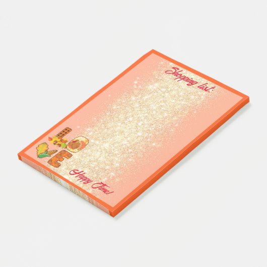 Post-it® Fall In Love Automne Personnaliser Texte et couleu (Incliné)