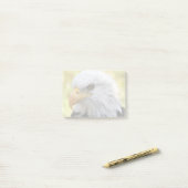 Post-it® Falln Bald Eagle Liberty (Sur un bureau)