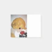 POST-IT® FAMILLE AVEC ROSE ROSE ROUGE (Devant)